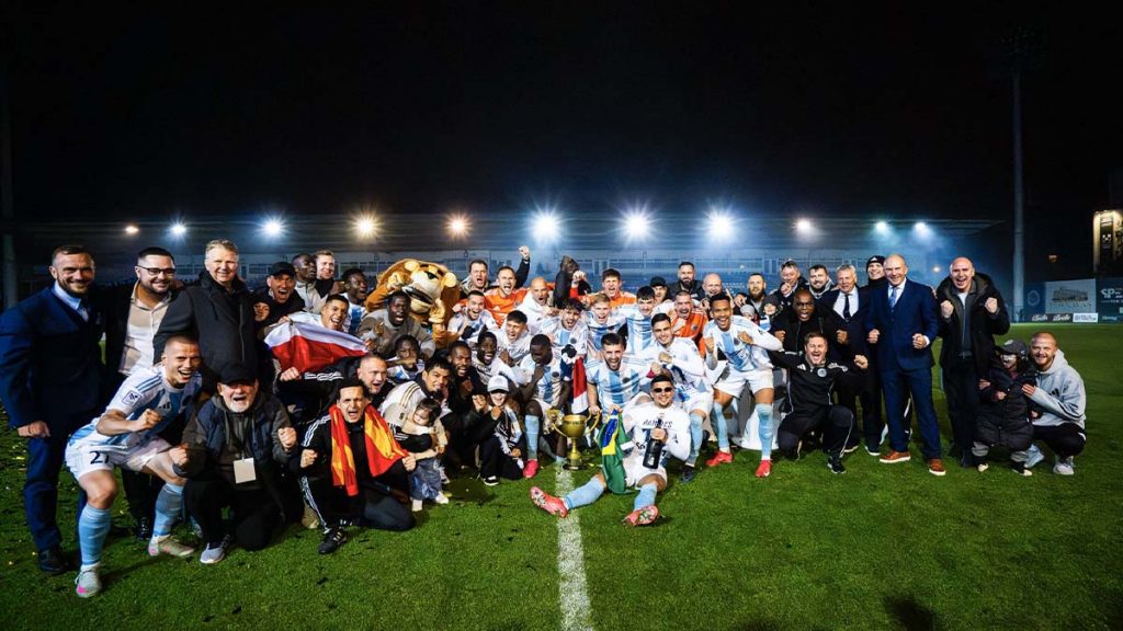 El Bachir Ngom, champion de Virsliga avec Riga FC !